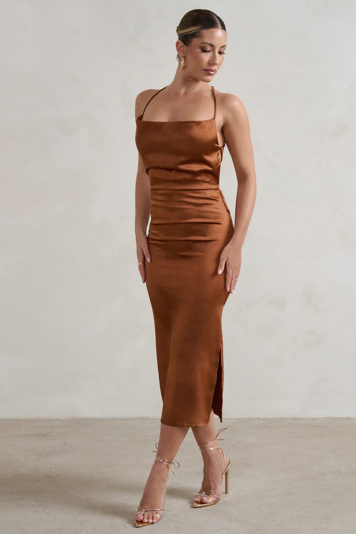 copper dress